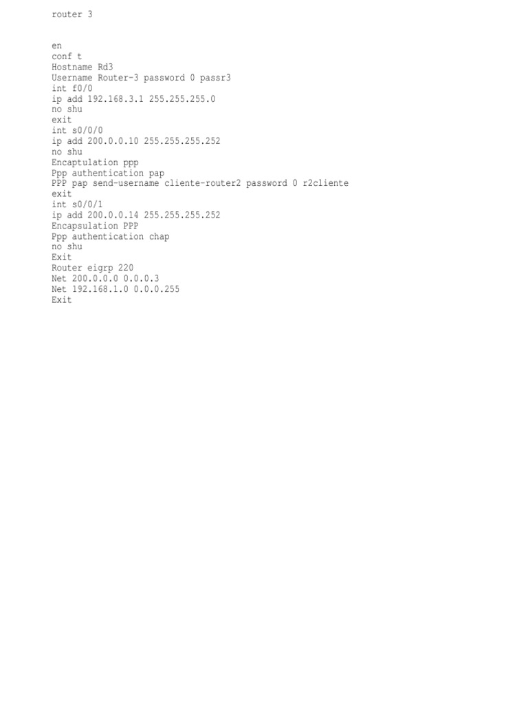 Router 3 Daniel Ramos | PDF
