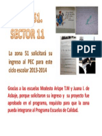 La Zona 51 Solicitará Su Ingreso Al PEC para Este Ciclo Escolar 2013-2014