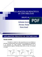 Declaracion de Principios de Contabilidad