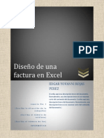 Diseño de Una Factura en Excel: Edgar Yovanni Rojas Perez
