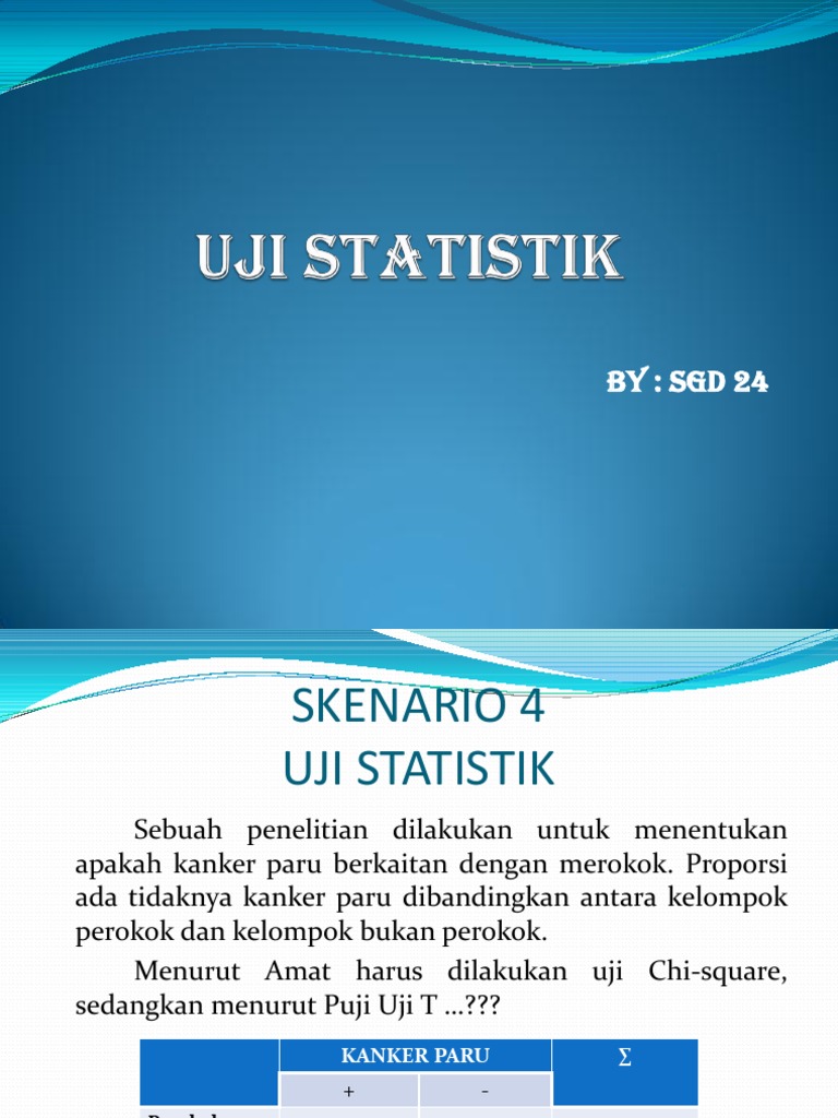 Statistik Parametrik Dan Non Parametri