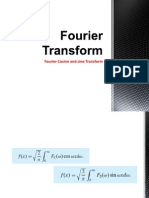 Fourier Cosine and Sine Transform