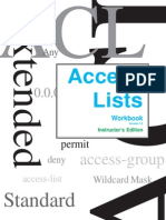 Access List Workbook Instructor Ver 1.2