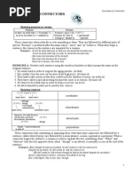 Exercises On Connectors: Showing Purpose or Reason