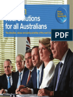 Real Solutions For All Australians: Our Plan
