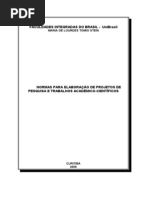 normas para elaboração de TCC