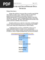 Download Primary Data Sources by Komal Shujaat SN18789041 doc pdf
