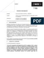 032-13 - Pre - Asbanc- Alcances de Los Impedimientos Para Ser Participante, Postor Y-o Contratista - Contratos Bancarios