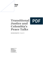 049 Transitional Justice and Colombia s Peace Talks