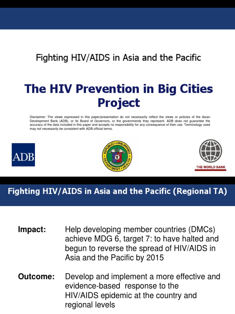 PRESENTATION: The HIV Prevention in Big Cities Project | PDF | Asian ...