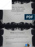 Web 2.0 Tools: Ifake Text and Inklewriter: By: Suzanne Smith