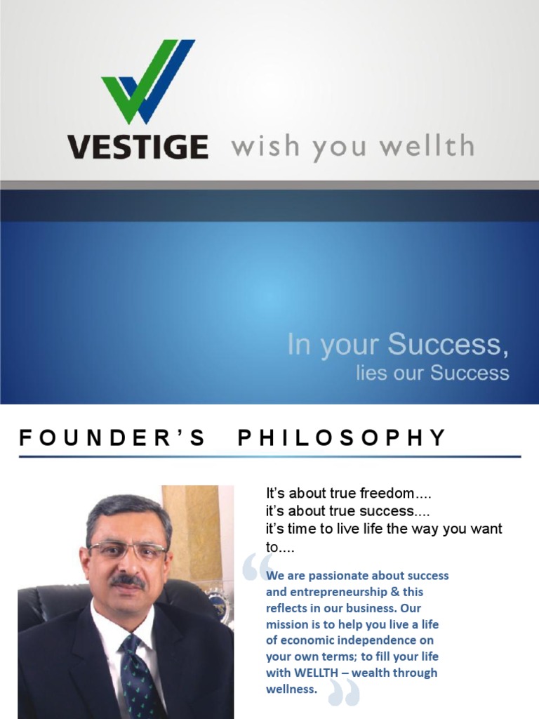 Vestige Businessplan PDF Oral Hygiene Nutrition