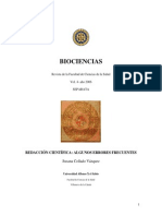 Redaccion Cientifica Algunos Errores Frecuentes