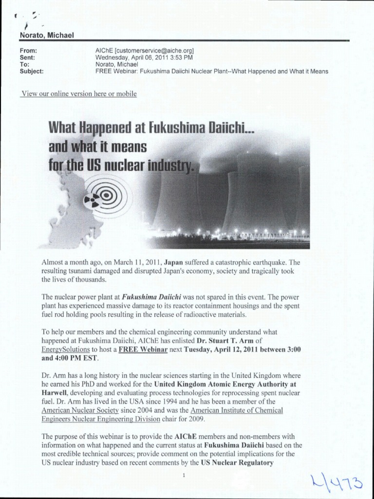 Nrc Fukushima What Happened Pdf High Voltage Direct Current