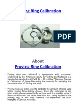 Proving Ring Calibration