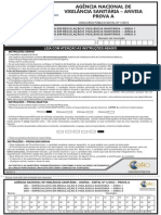 401, 402 E 403 – ESPECIALISTA EM REGULAÇÃO E VIGILÂNCIA SANITÁRIA – PROVA A