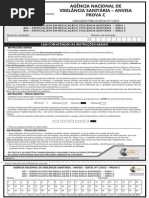 401, 402 E 403 – ESPECIALISTA EM REGULAÇÃO E VIGILÂNCIA SANITÁRIA – PROVA C