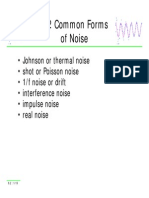 Common forms of  Noise
