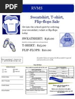 Sweatshirt Flyer