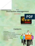 Unit 11 Distribution Management