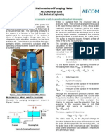 The Mathematics of Pumping Water: AECOM Design Build