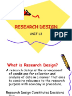 Research Design: UNIT 1.3