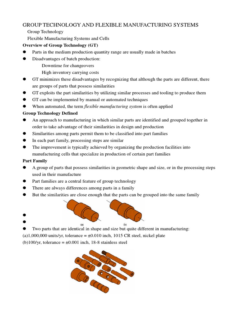 Group Technology | PDF