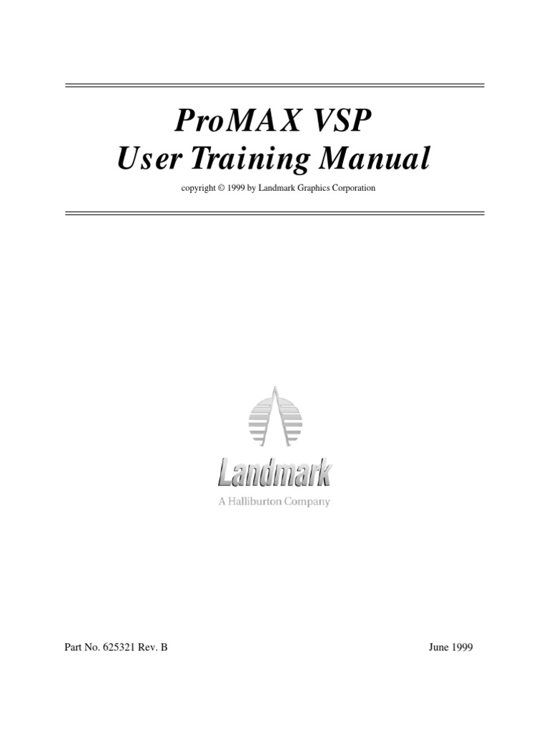 ProMAX Seismic Manual | PDF | Computer File | Process (Computing)