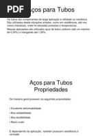 Aços para Tubos
