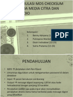 Simulasi Md5 Checksum Pada Media Citra Dan Audio