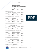 Placement 01A Beginner To Elementary: Name Class