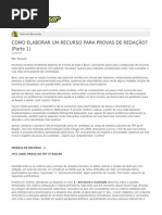 Marcelo Bernardo-como Elaborar Um Recurso Para Provas de Redacao (Parte 1)