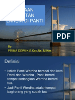 Pembinaan Kesehatan Lansia Di Panti