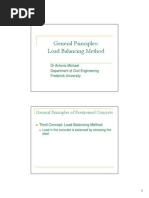 Prestressed Concrete - Load Balancing Method