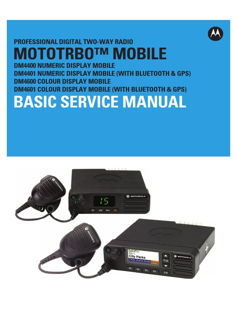 DM4000e Digital Mobile (DMR) Two-Way Radio Series - Motorola Solutions EMEA