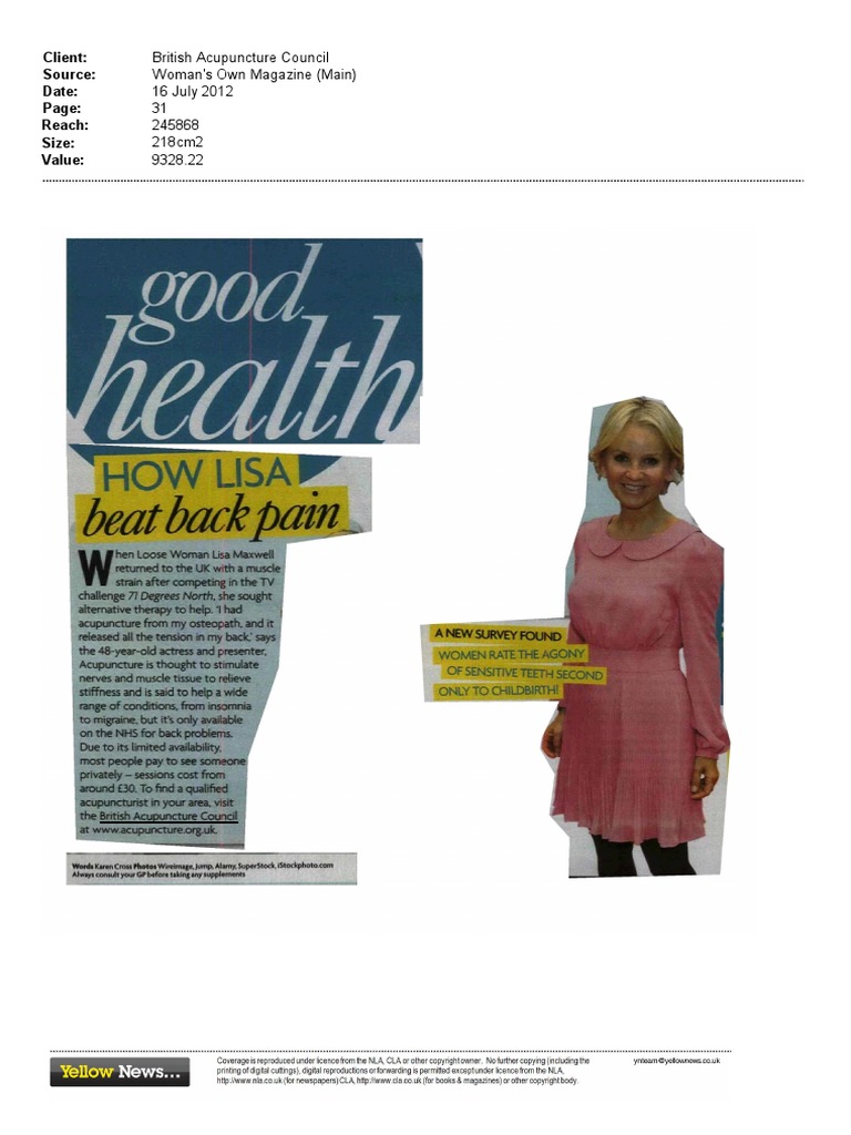 Womans Own PR Coverage | PDF