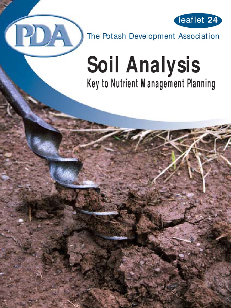 Soil Analysis - Key To Nutrient Management Planning | PDF | Fertilizer ...