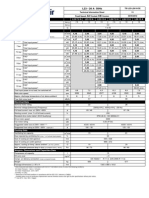 L23-26 A 50Hz air compressor performance data