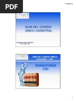 4 Codigo Unico Catastral -CUC Ing Miguel Sheron