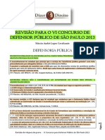 Revisão para o Concurso Da DPE-SP