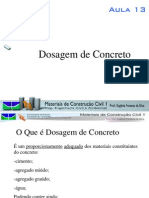 Dosagem de Concreto