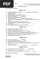 Chemistry Blanks