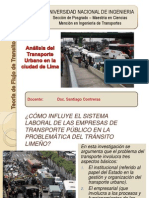 Analisis de Transport en Lima