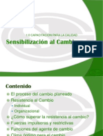 1.0 Sensibilizacion Al Cambio