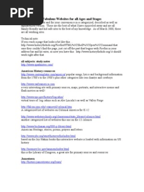 3205860 Alphabetical List of Websites