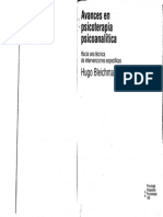 Bleichmar - Avances en Psicoterapia PDF
