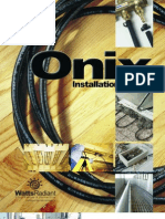 Watts Radiant Onix Tubing Installation Manual