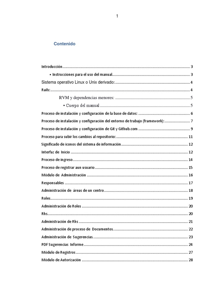 Manual de Administración del Sistema SENA | PDF | Programa de ...