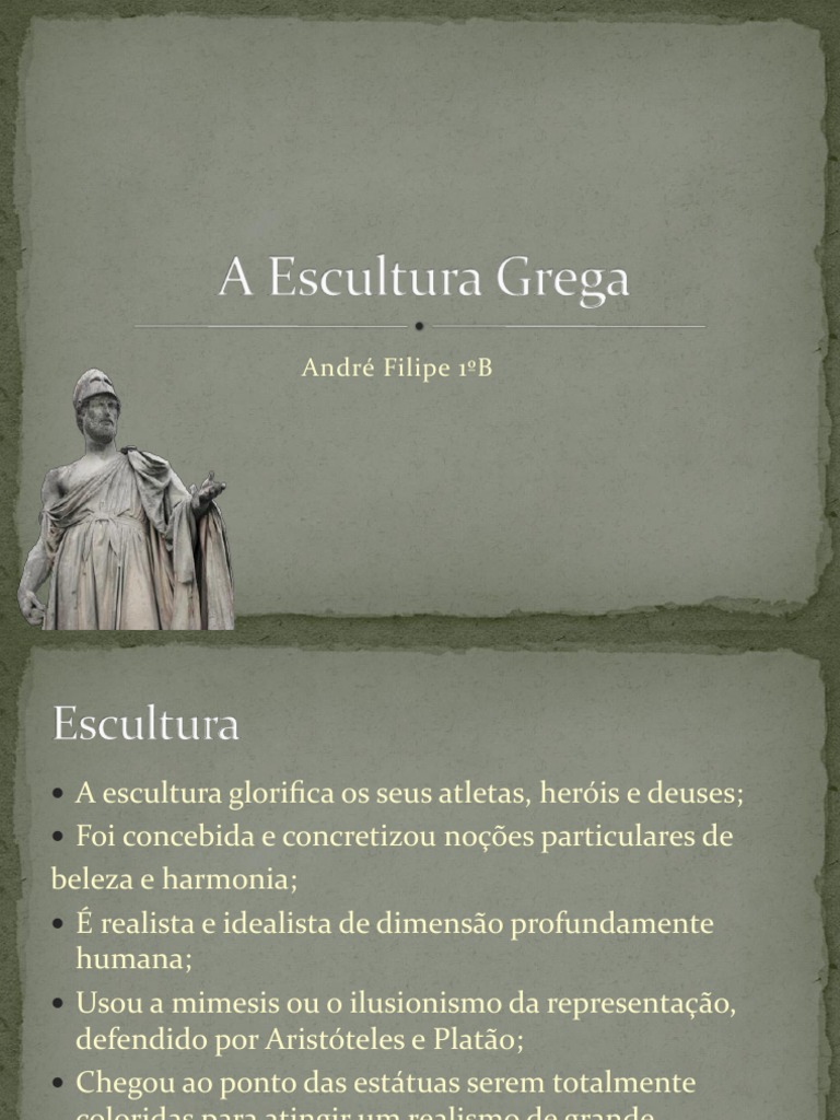 A Escultura Grega | PDF | Escultura | Artes (geral)