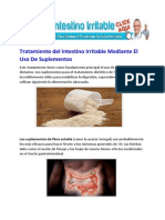 Tratamiento Del Intestino Irritable Mediante El Uso de Suplementos.